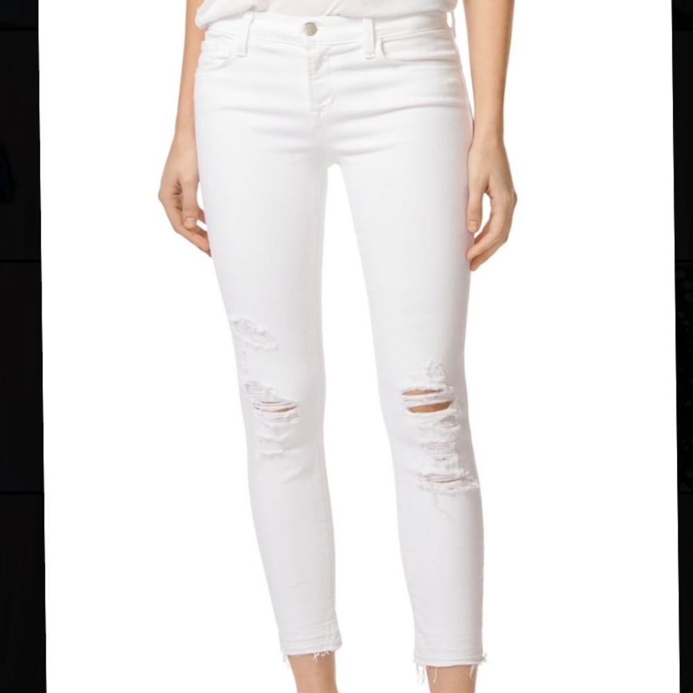 J Brand 9326 Low Rise Crop Skinny Jeans